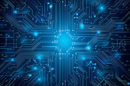 璀璨网络 在蓝色光影中编织数字宇宙